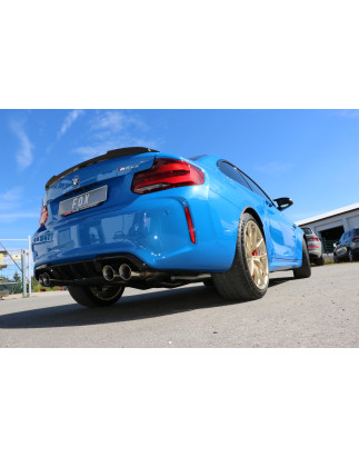 BMW F87 M2 Competition + CS Silenziatore posteriore con valvole (Cod. F-BM180025-292)