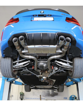 BMW F87 M2 Competition + CS Silenziatore posteriore con valvole (Cod. F-BM180025-292)