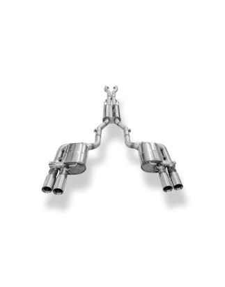 Audi RS4 B7 semisistema da catalizzatore  silenziatore posteriore (Cod. F-AU061254-270-HA)