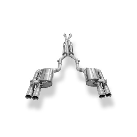 Audi RS4 B7 semisistema da catalizzatore  silenziatore posteriore (Cod. F-AU061254-270-HA)