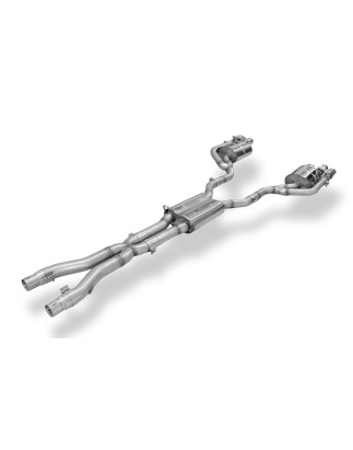 Audi RS4 B7 semisistema da catalizzatore  silenziatore posteriore (Cod. F-AU061254-270-HA)