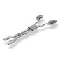 Audi RS4 B7 semisistema da catalizzatore  silenziatore posteriore (Cod. F-AU061254-270-HA)