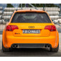 Audi RS4 B7 semisistema da catalizzatore  silenziatore posteriore (Cod. F-AU061254-270-HA)