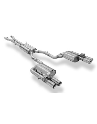 Audi RS4 B7 semisistema da catalizzatore  silenziatore posteriore (Cod. F-AU061254-270-HA)