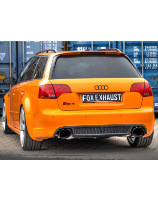 Audi RS4 B7 semisistema da catalizzatore  silenziatore posteriore (Cod. F-AU061254-469B-HA)