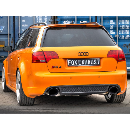 Audi RS4 B7 semisistema da catalizzatore  silenziatore posteriore (Cod. F-AU061254-469B-HA)