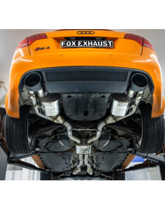Audi RS4 B7 semisistema da catalizzatore  silenziatore posteriore (Cod. F-AU061254-469B-HA)
