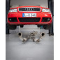 Audi S4/RS4 B5 Downpipe 76mm con ECE approved HJS catalyst (Cod. F-AU060140-DP1)