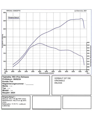 Audi S4/RS4 B5 Downpipe 76mm con ECE approved HJS catalyst (Cod. F-AU060140-DP1)