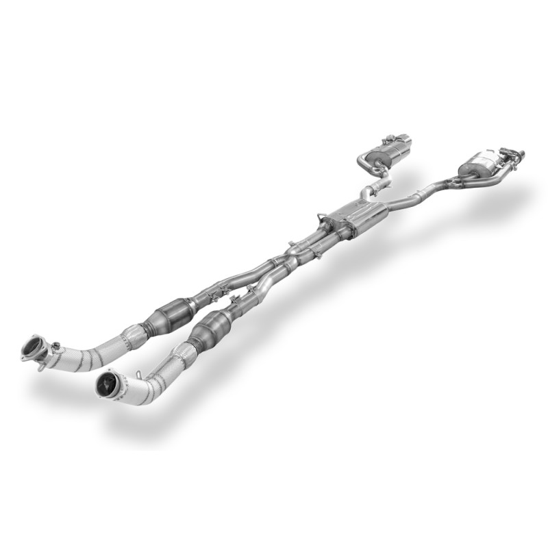 Audi RS4 B7 semisistema da catalizzatore  silenziatore posteriore (Cod. F-AU061254-469-KA)
