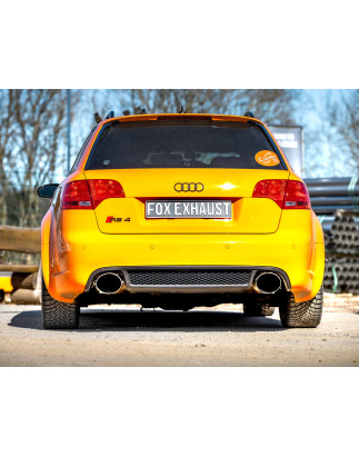 Audi RS4 B7 semisistema da catalizzatore  silenziatore posteriore (Cod. F-AU061254-469-KA)