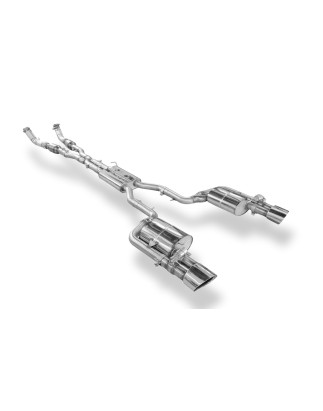 Audi RS4 B7 semisistema da catalizzatore  silenziatore posteriore (Cod. F-AU061254-469-KA)