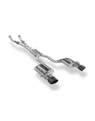 Audi RS4 B7 semisistema da catalizzatore  silenziatore posteriore (Cod. F-AU061254-469B-KA)