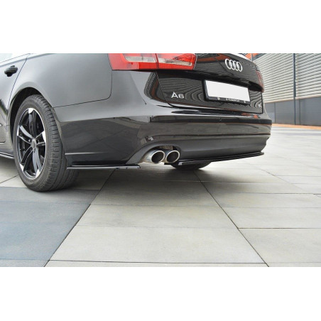 Splitters posteriori laterali Audi A6 Avant / berlina C7  (Cod. M-AU-A6-C7-AV-RSD1G)