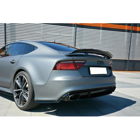 Splitters posteriori laterali V.1 Audi RS7 C7 (Cod. M-AU-RS7-1F-RSD1G)