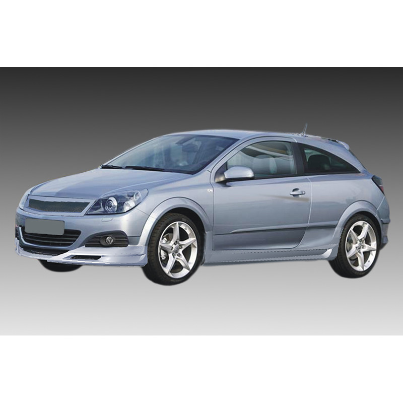 Minigonne laterali V.2 Opel Astra H 3 porte (2004-2009) (Cod. MDK100-004)