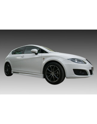 Minigonne laterali Seat Leon Mk2 Facelift (2009-2011) (Cod. MDK134-003)