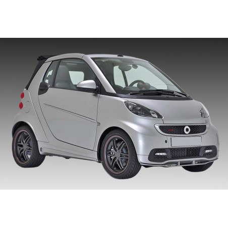 Minigonne laterali aggiuntive Smart Fortwo 451 Facelift Anniversary Edition (Cod. MDK135-008)