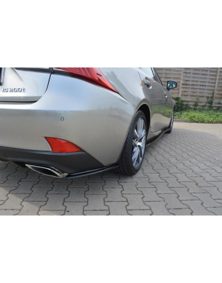 Splitters posteriori laterali Lexus IS Mk3 Facelift T (Cod. M-LE-IS-3F-T-RSD1G)