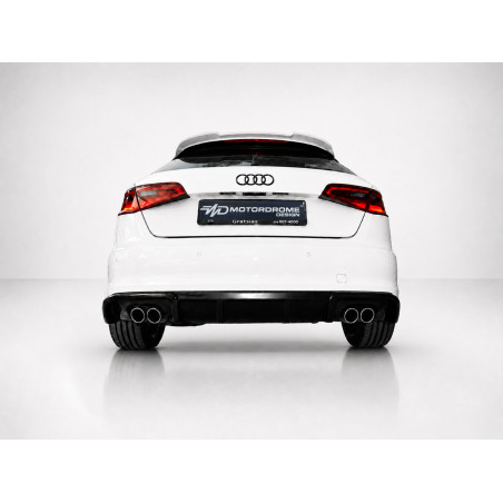 Diffusore posteriore Audi A3 8V Sportback (2013-2016) (Scarico L+R) (Cod. MDK152-002)