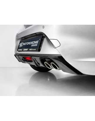 Diffusore Posteriore con Doppio Scarico Opel Corsa F GS-Line (2019-) (Cod. MDK163-004)