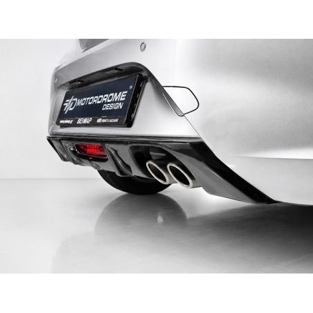 Diffusore Posteriore con Doppio Scarico Opel Corsa F GS-Line (2019-) (Cod. MDK163-004)