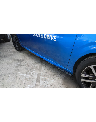 Diffusori minigonne Laterali V.1 Peugeot 208 Mk2 (2019-) (Cod. MDK173-002)