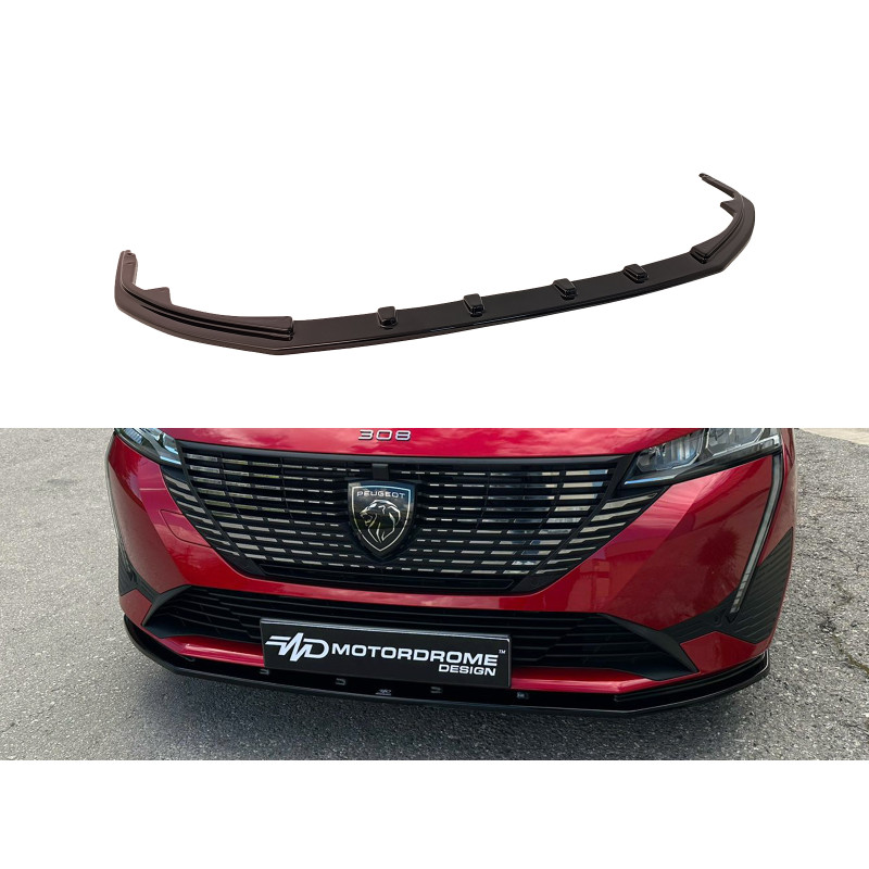 Splitter Anteriore Peugeot 308 Mk3 (2021-) (Cod. MDK189-001)