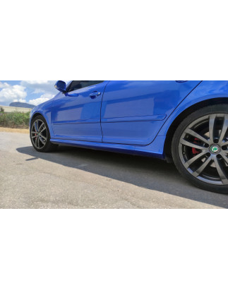 Minigonne laterali Skoda Octavia Mk2 (2004-2012) (Cod. MDK43-007)