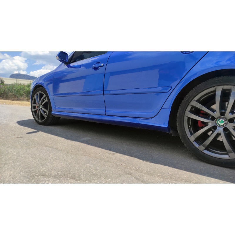 Minigonne laterali Skoda Octavia Mk2 (2004-2012) (Cod. MDK43-007)