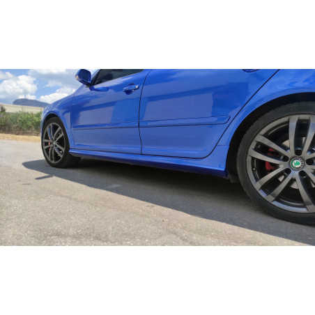 Minigonne laterali Skoda Octavia Mk2 (2004-2012) (Cod. MDK43-007)
