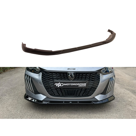 Splitter anteriore Peugeot 208 Mk2 Facelift (2023-) (Cod. MDK173-001FL)