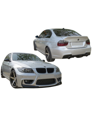 Bodykit carrozzeria BMW E90 FR Style con faretti (paraurti+Minigonne) (splitter, prolunghe laterali 