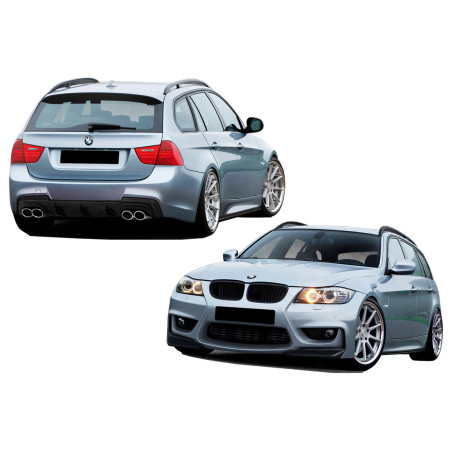 Bodykit carrozzeria BMW E91 FR Style con faretti (paraurti+Minigonne) (splitter, prolunghe laterali 