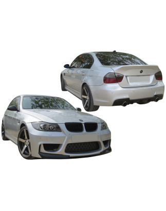 Bodykit carrozzeria BMW E90 FR Style  (paraurti+Minigonne) (splitter, prolunghe laterali e Diffusore