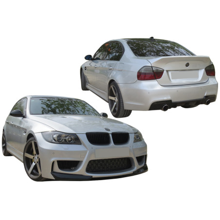 Bodykit carrozzeria BMW E90 FR Style  (paraurti+Minigonne) (splitter, prolunghe laterali e Diffusore