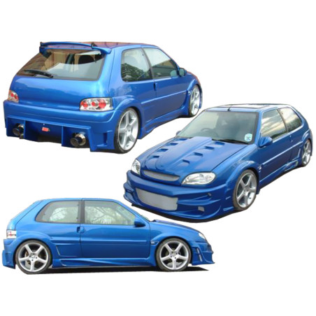Bodykit carrozzeria Citroën Saxo 00 BadBoy (Cod. O-Kit041)