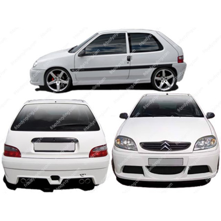 Bodykit carrozzeria Citroen Saxo 2000 3D. Shooter  (Cod. O-Kit291)
