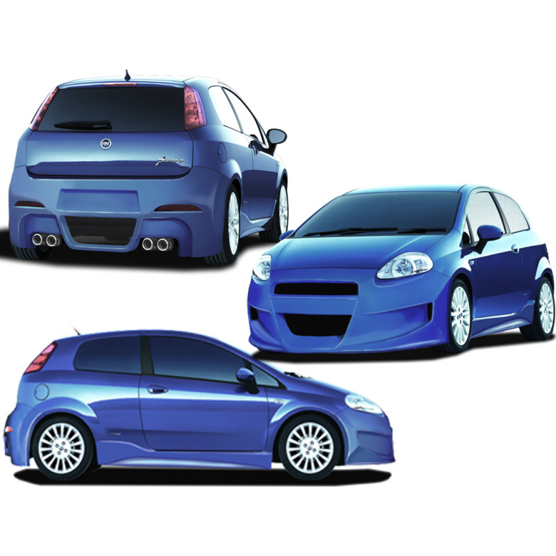 Bodykit carrozzeria Fiat Grande Punto 3P Coyote (Cod. O-Kit054)