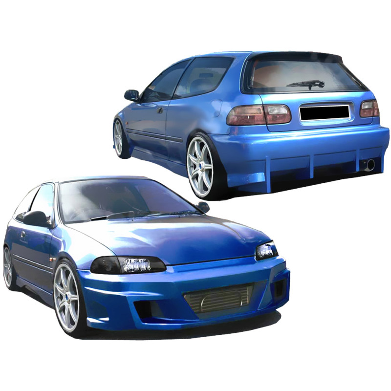 Bodykit carrozzeria Honda Civic 92 Hatchback Demolidor (Cod. O-Kit068)