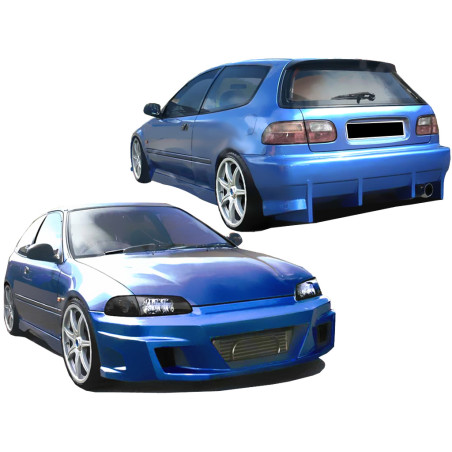 Bodykit carrozzeria Honda Civic 92 Hatchback Demolidor (Cod. O-Kit068)