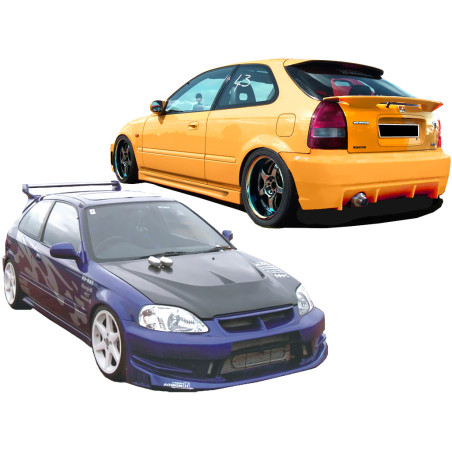 Bodykit carrozzeria Honda Civic 98 Hatchback Dragon (Cod. O-Kit072)