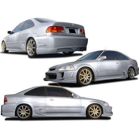 Bodykit carrozzeria Honda Civic 98 Coupe Silver (Cod. O-Kit076)