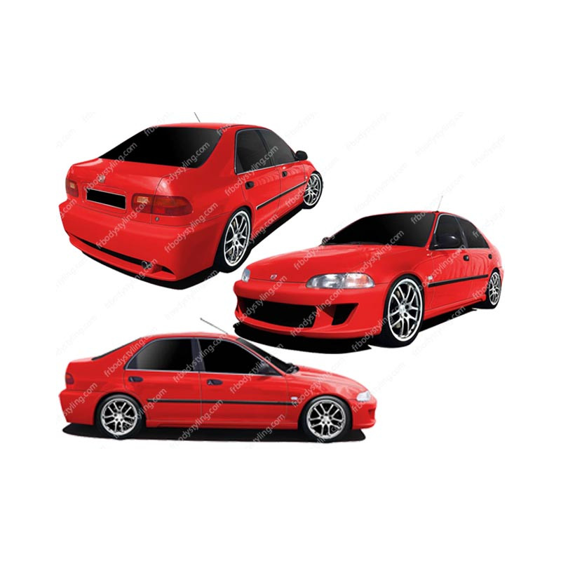 Bodykit carrozzeria Honda Civic 92/95 4D. Bang (Cod. O-Kit301)