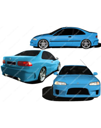 Bodykit carrozzeria Honda Civic 92/95 Coupé Demolition (Cod. O-Kit302)
