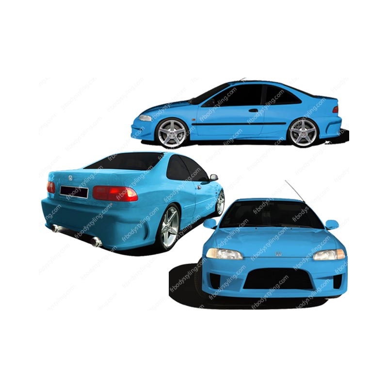 Bodykit carrozzeria Honda Civic 92/95 Coupé Demolition (Cod. O-Kit302)