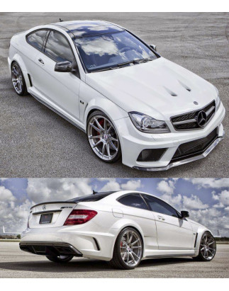 Bodykit carrozzeria Mercedes Class C63 coupé W204 Black Series (Cod. O-Kit355)