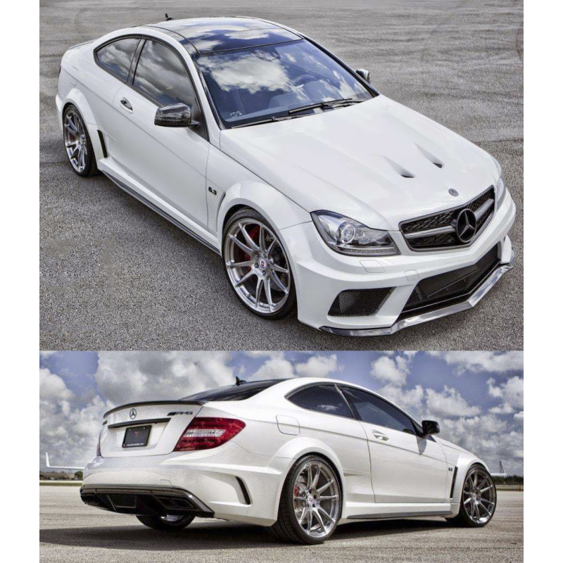 Bodykit carrozzeria Mercedes Class C63 coupé W204 Black Series (Cod. O-Kit355)