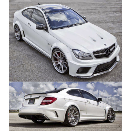 Bodykit carrozzeria Mercedes Class C63 coupé W204 Black Series (Cod. O-Kit355)