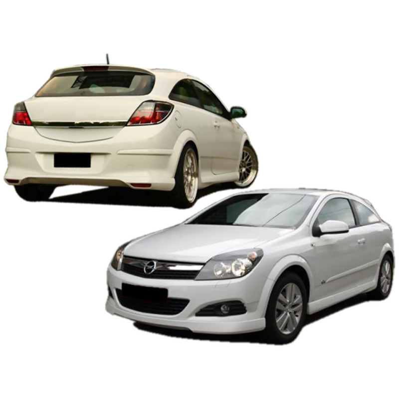 Bodykit carrozzeria Opel Astra H OPC Line - (Spoiler sottoparaurti Frt+posteriori) (Cod. O-Kit099)